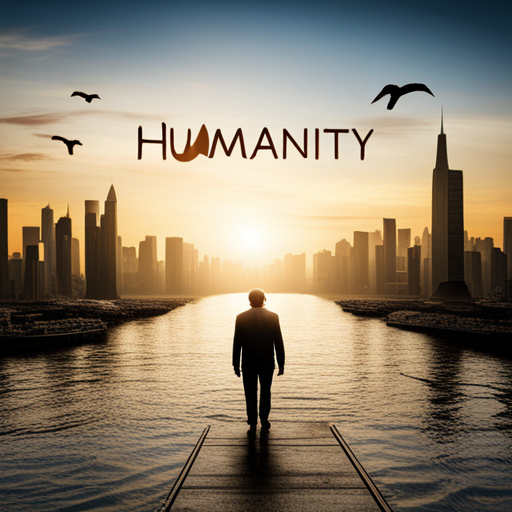Human looking out at city landscape