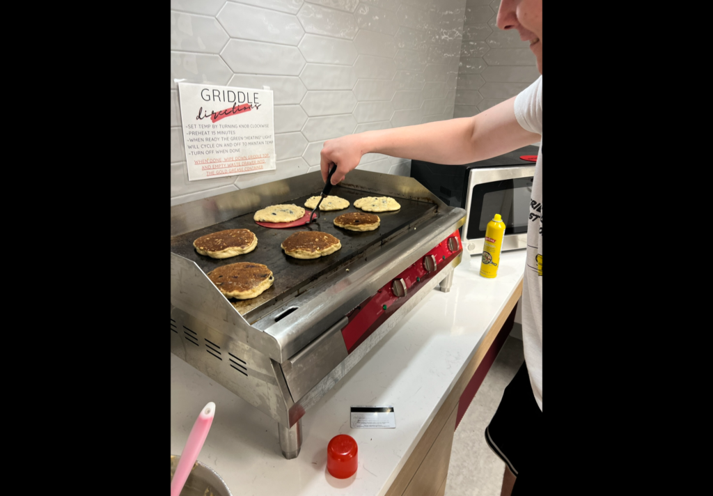 Flipping pancakes 