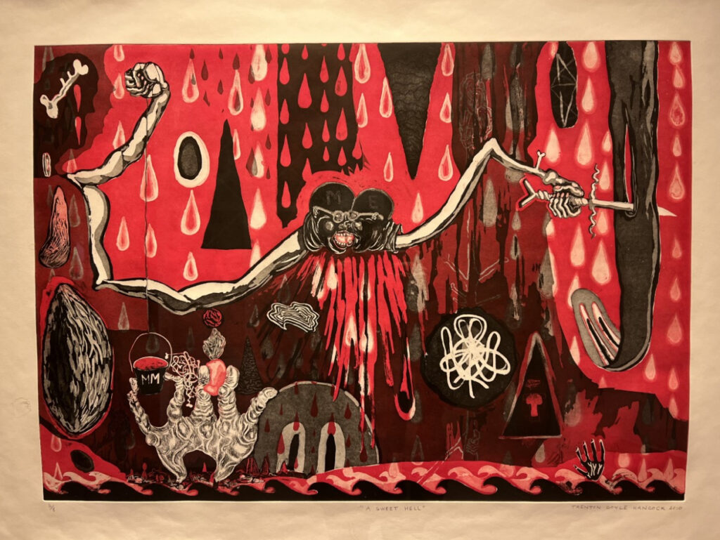 “A Sweet Hell” Bloody art piece